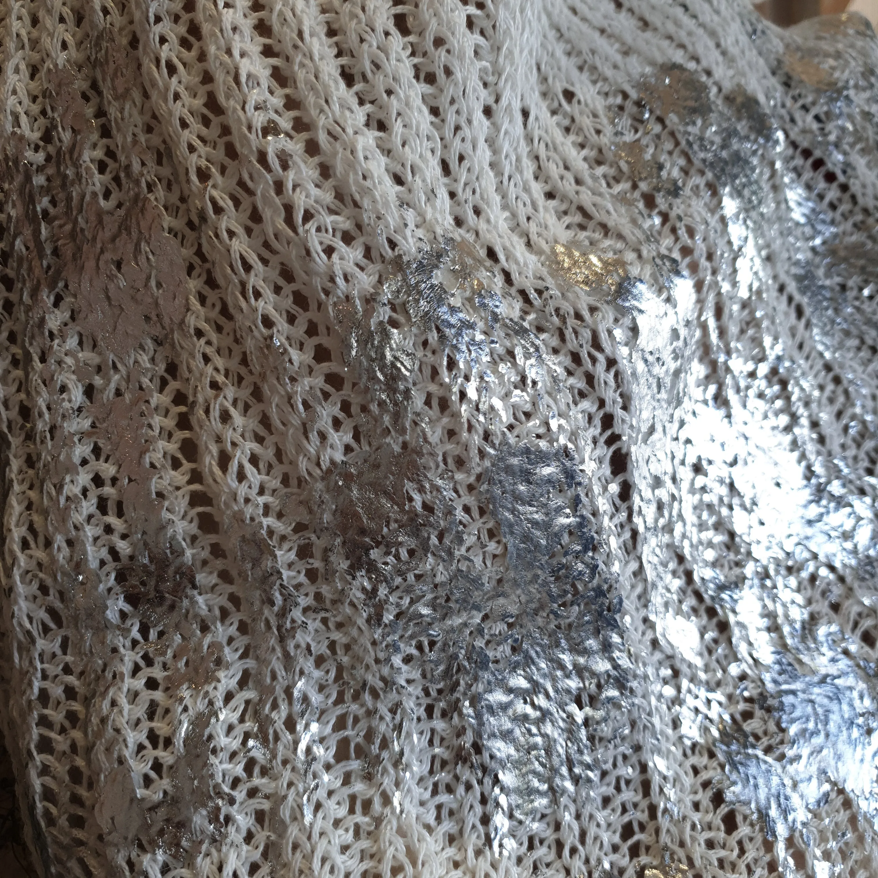 Amano handknit linen batwing sweater