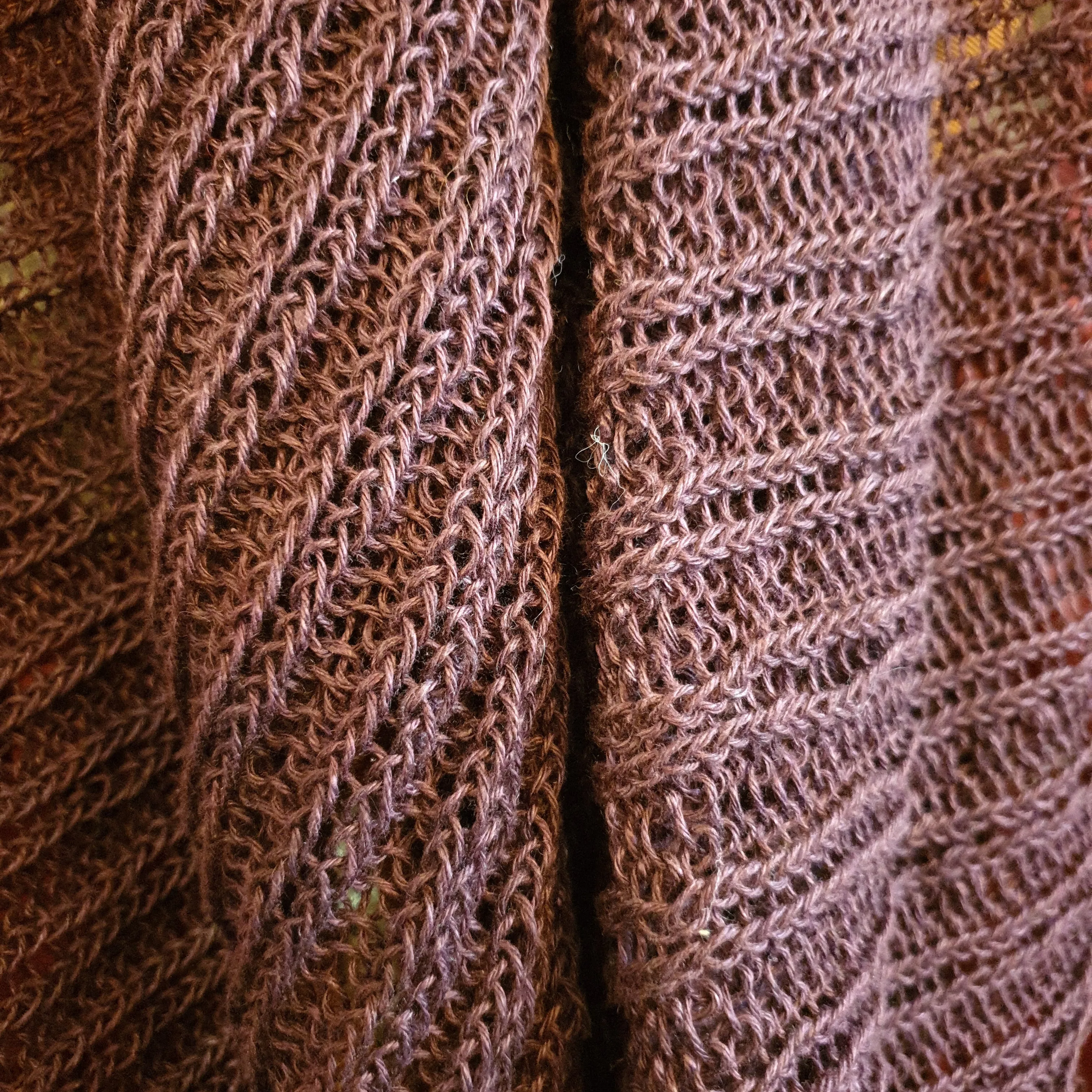 Amano handknit linen batwing sweater