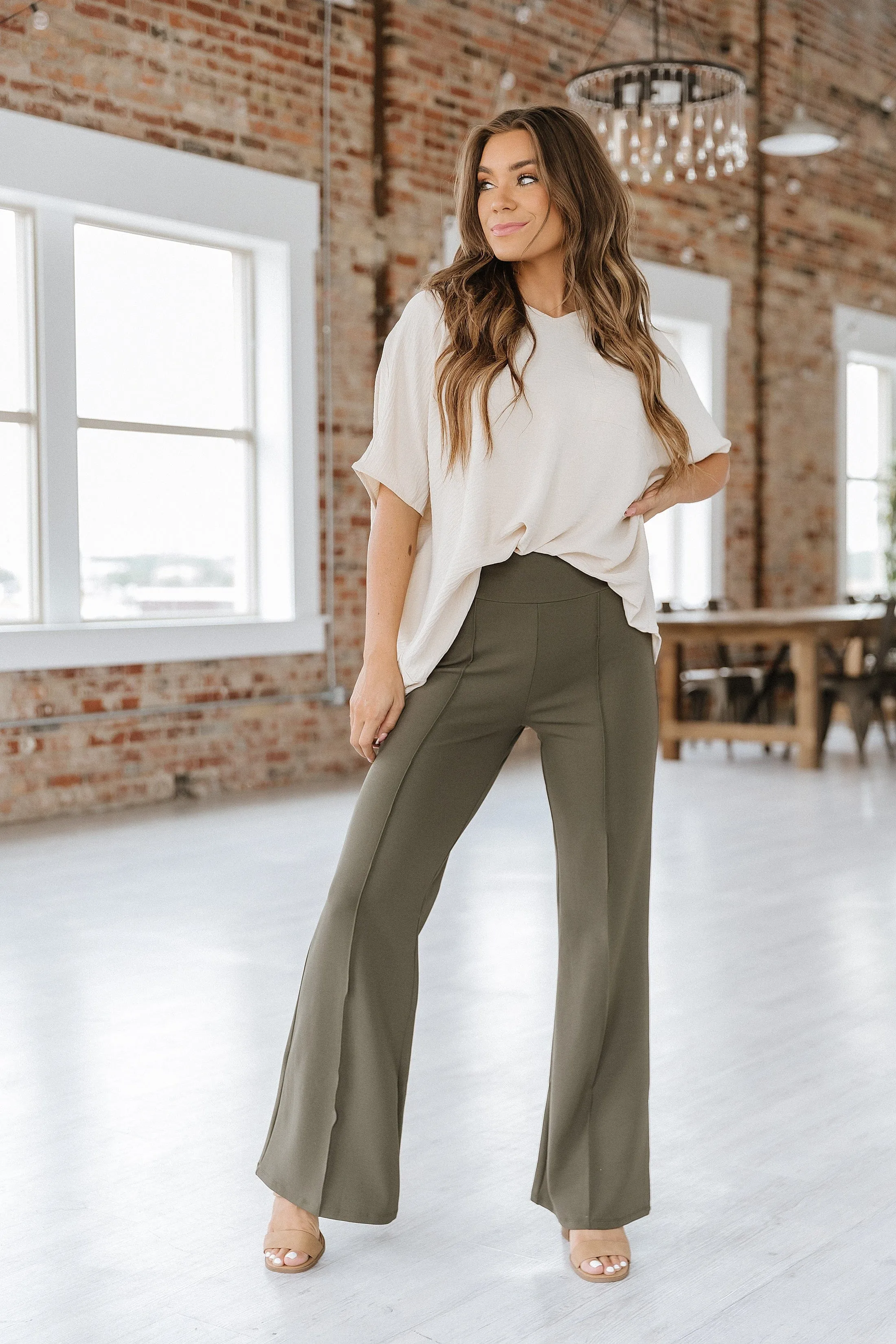 Amy Wide Leg Work Pant