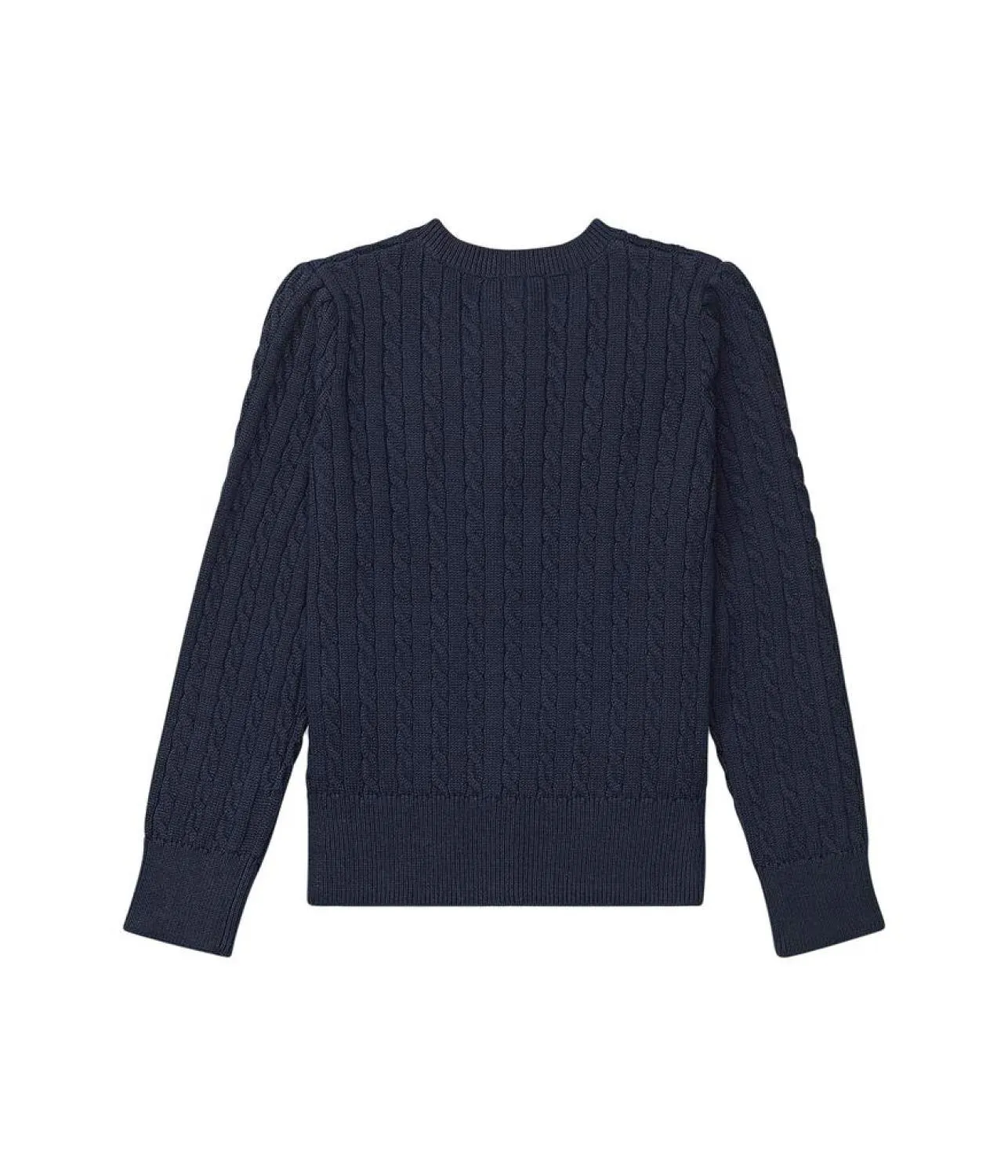 Cable Knit Cotton Cardigan (Little Kids)