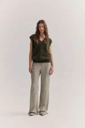 Ebony Vest - Moss