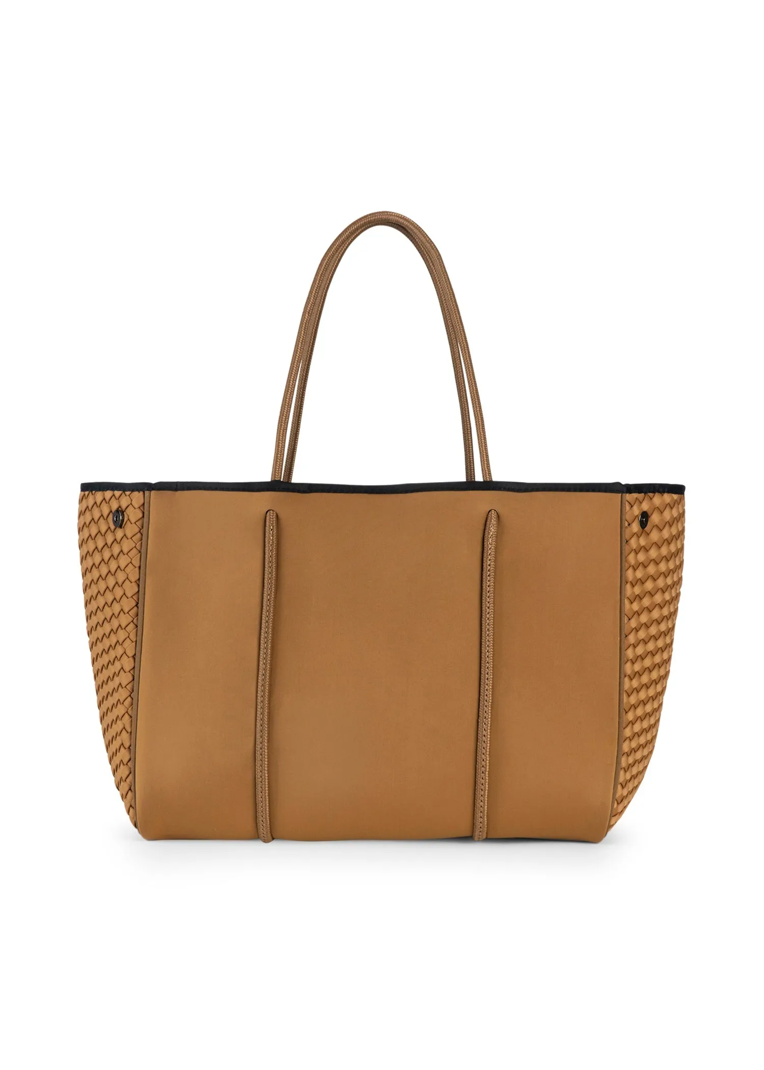 Greyson Camel Woven Neoprene Tote - Haute Shore
