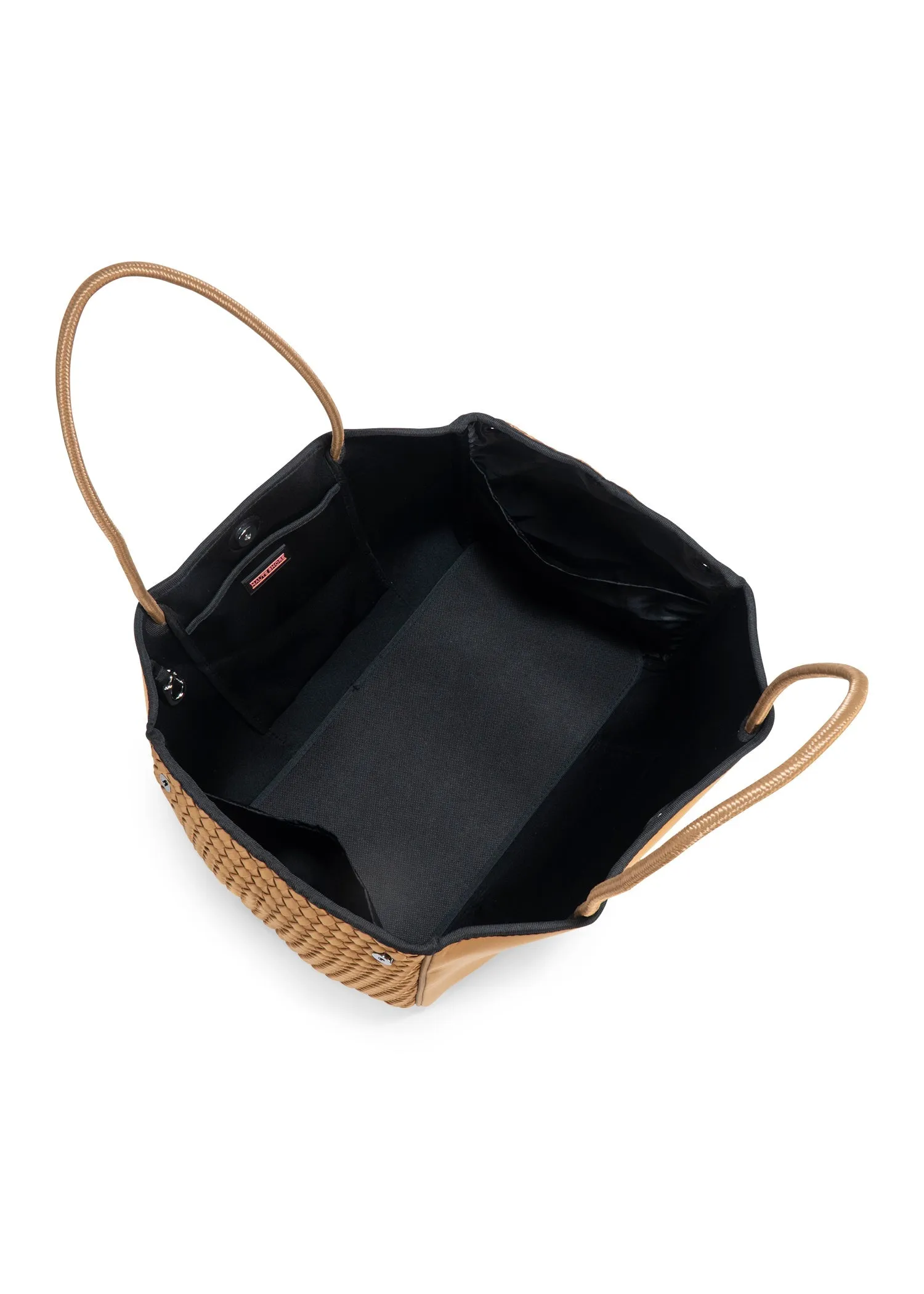 Greyson Camel Woven Neoprene Tote - Haute Shore
