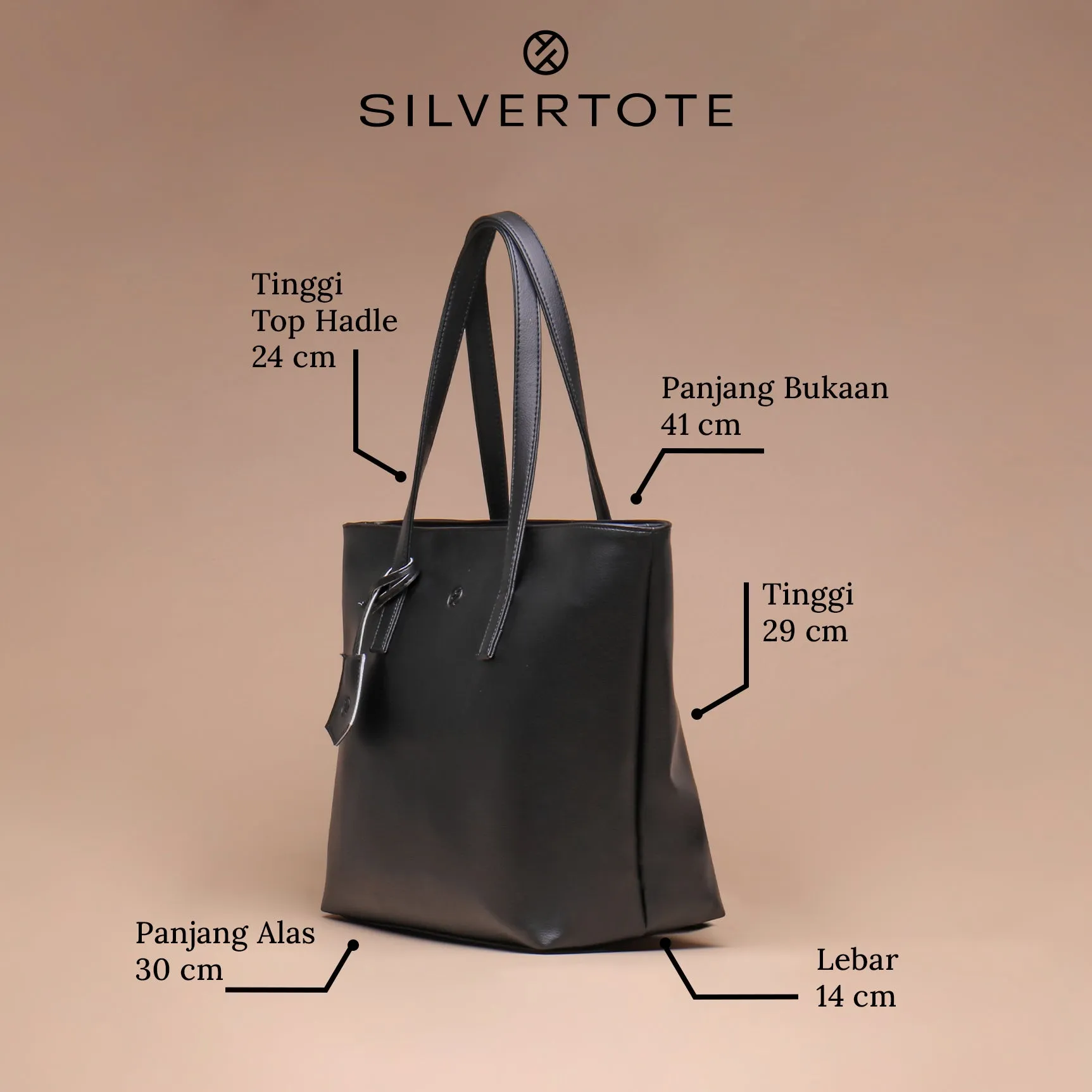 Indah Tote Bag Brown