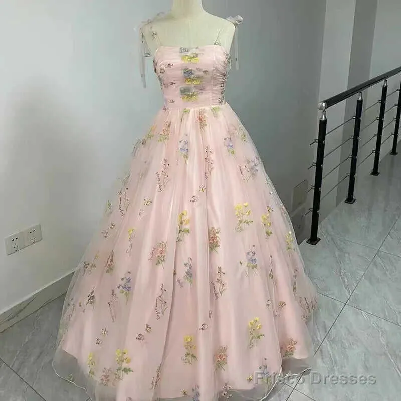 Luxury Floral Embroidery Long Black Prom Evening Dresses Women Summer Party Formal Occasions Reception Dress