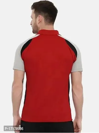 Men Colorblocked Combo Polo T-shirt combo of 2