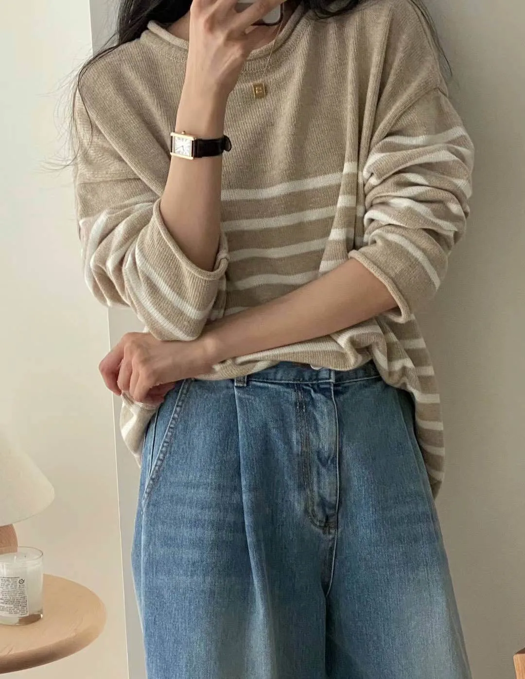 RAFE STRIPE PULLOVER