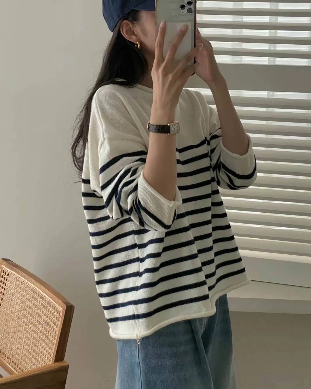 RAFE STRIPE PULLOVER