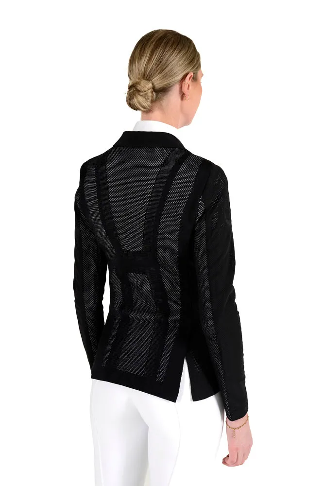 Revo Perforated Light Tech Knit Jacket - Black/White