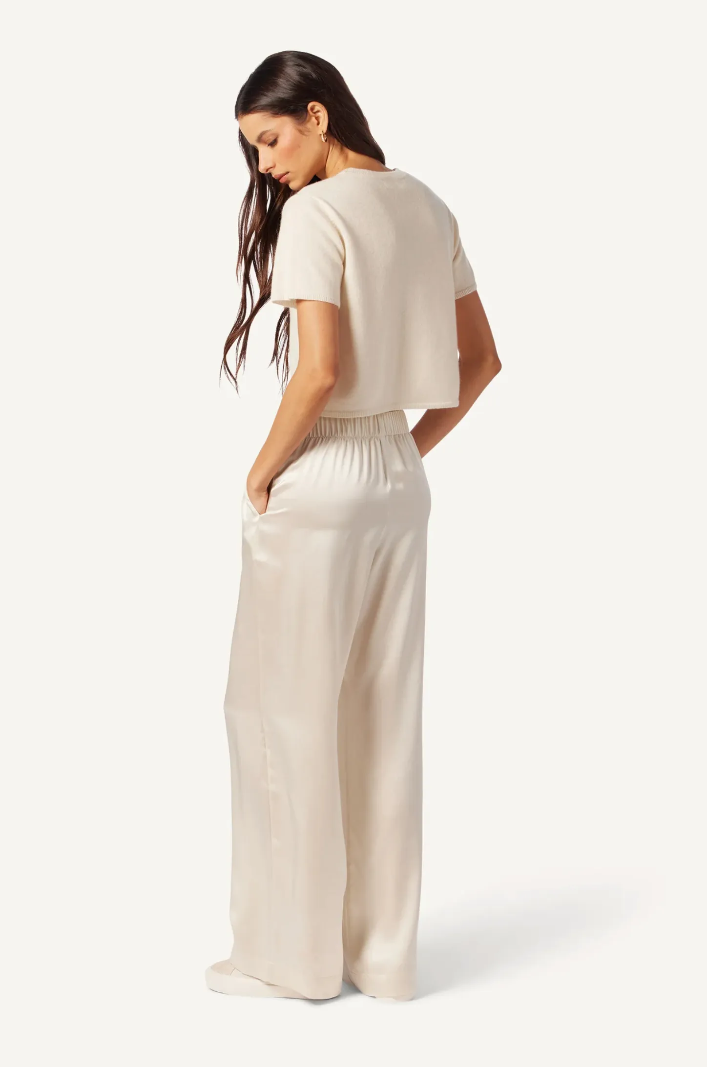 SABLYN High Rise Wide Leg Pant