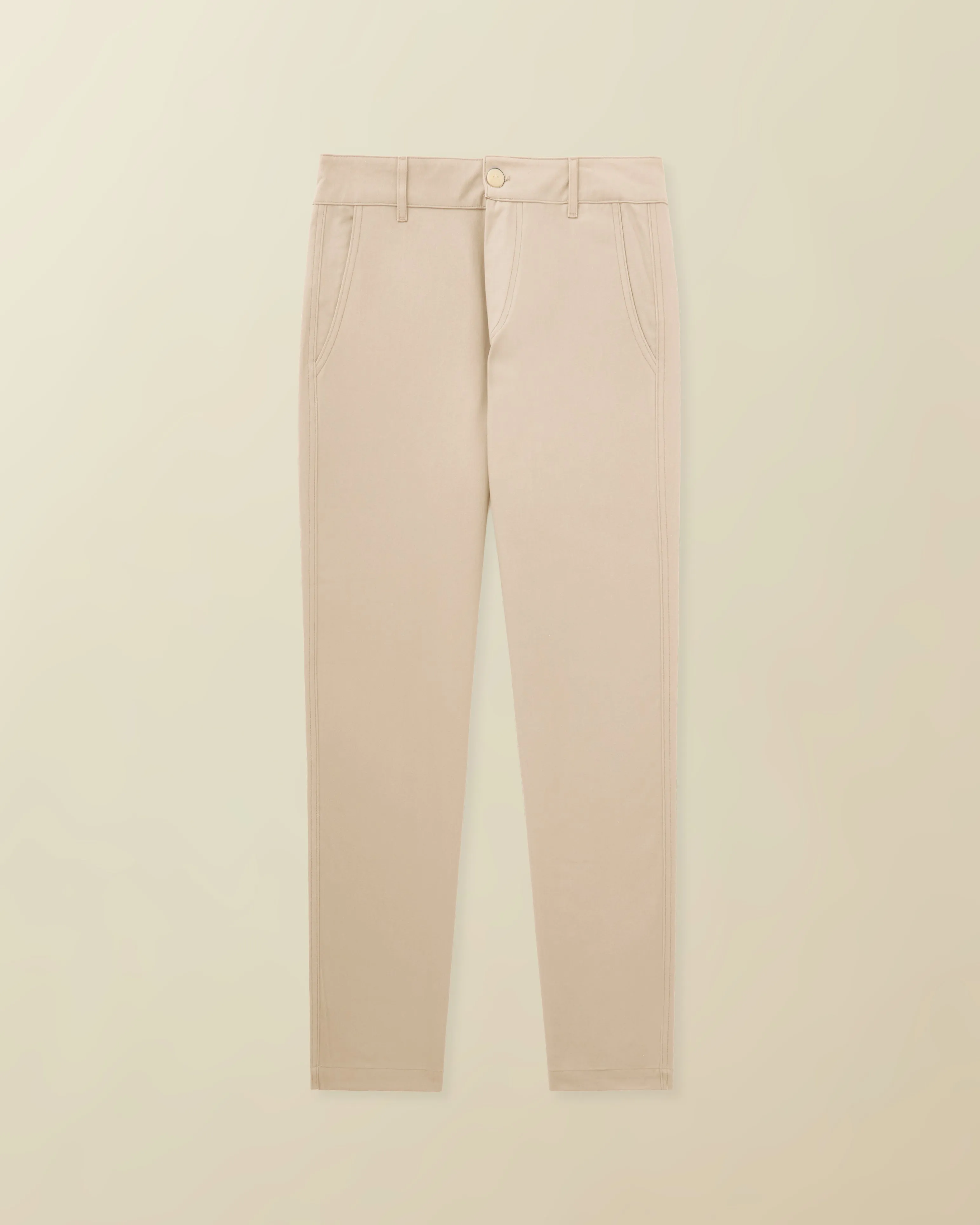 Semi Cropped Trouser ( natural )