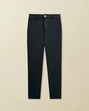 Semi Cropped Trouser ( navy )