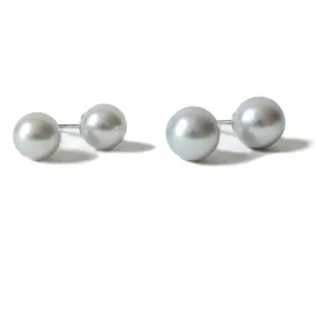Series  26 | Pearl Stud Earring, Platinum Post   Back