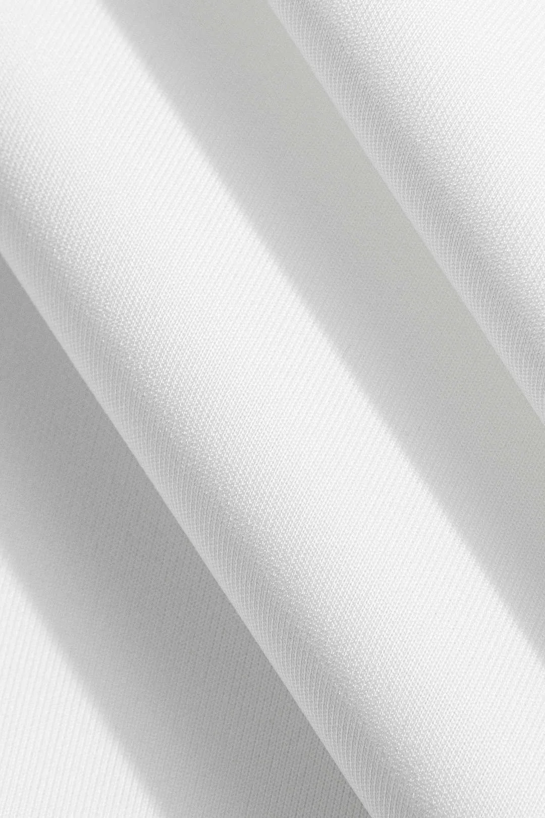 Solid V Neckline Mini Elbise