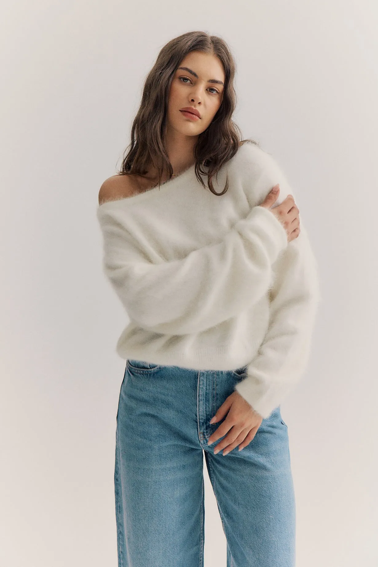 Stella Boat Neck - Snow