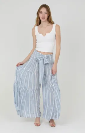 Striped Wide Leg Pants