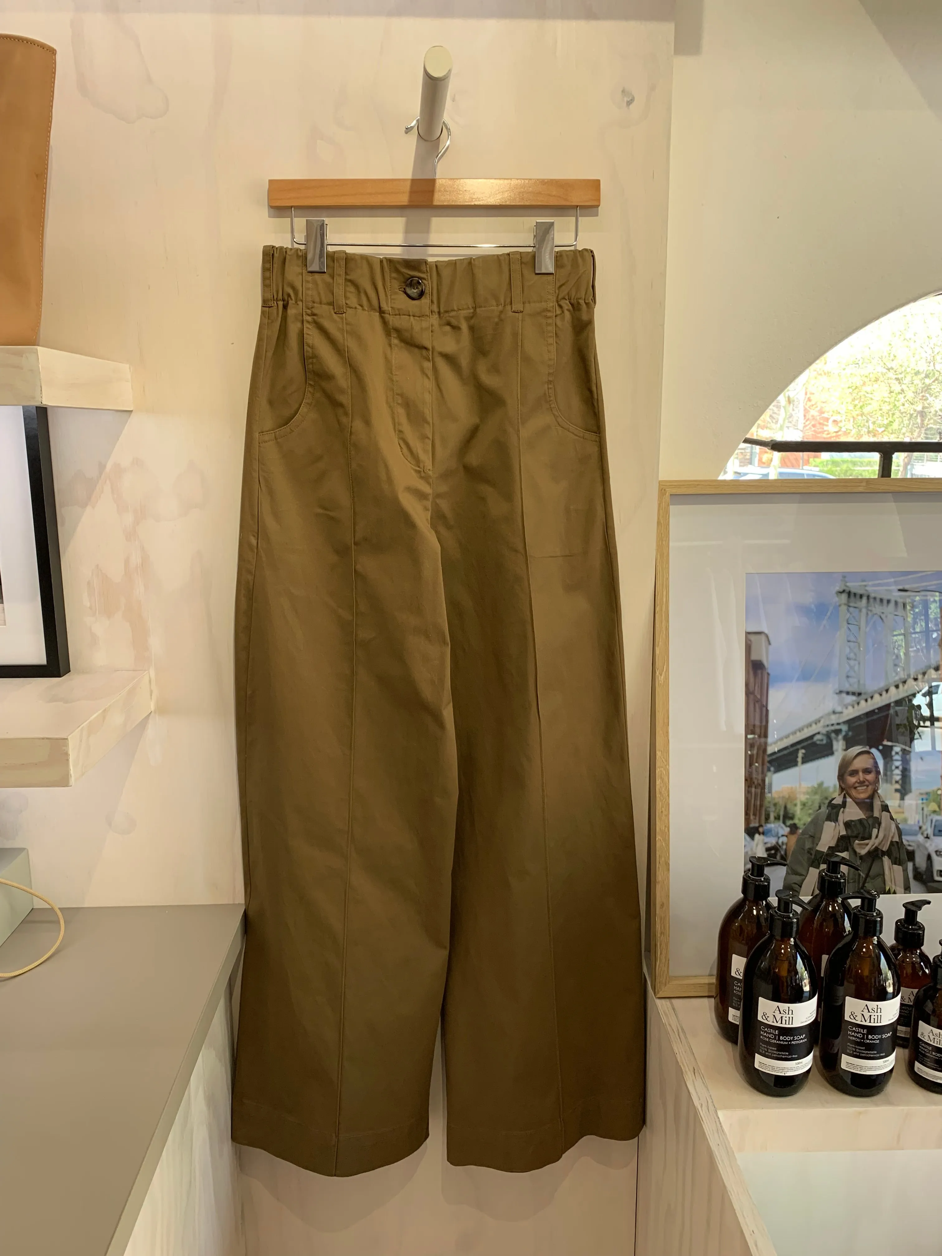 Wide leg pants - brown