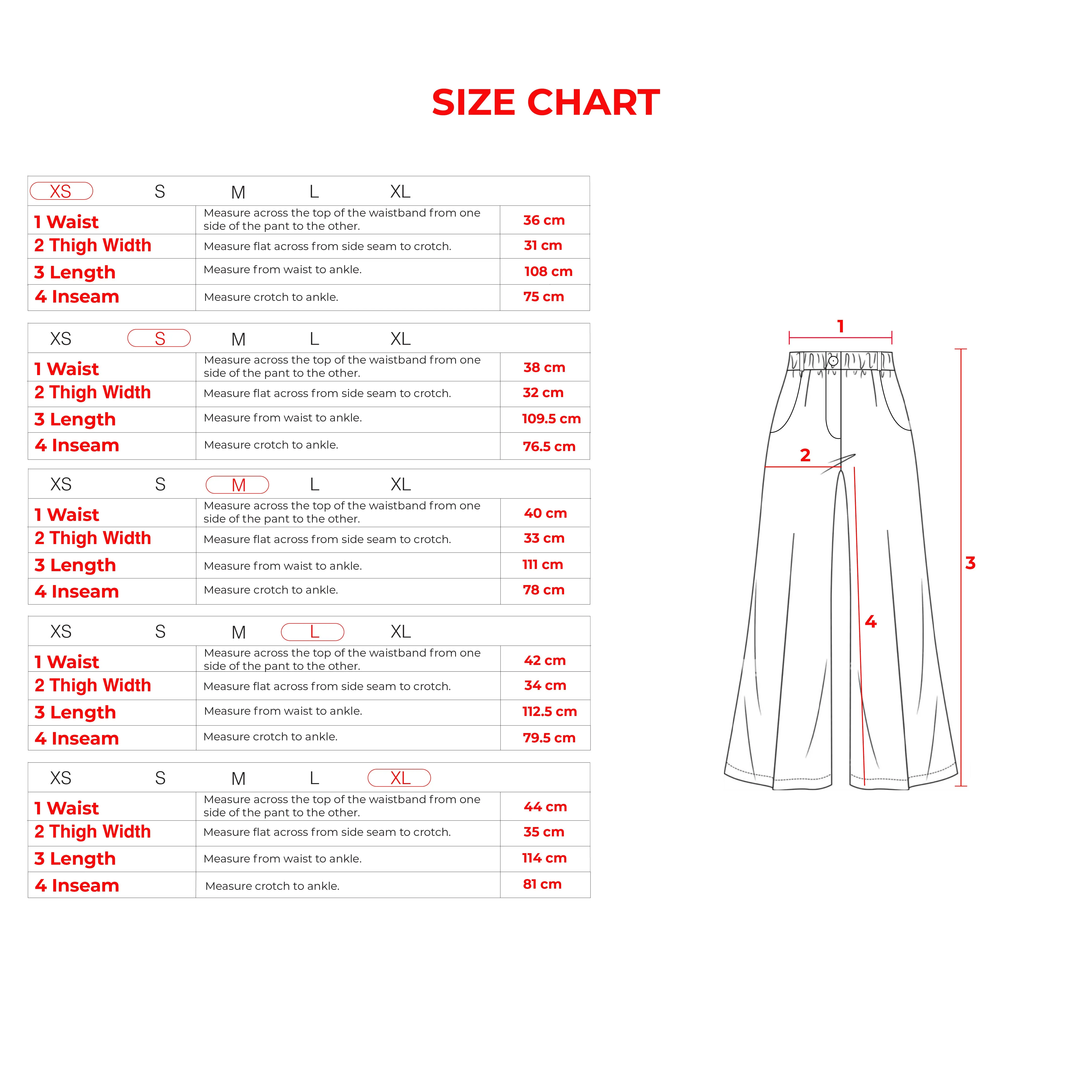 Wide leg pants - denim