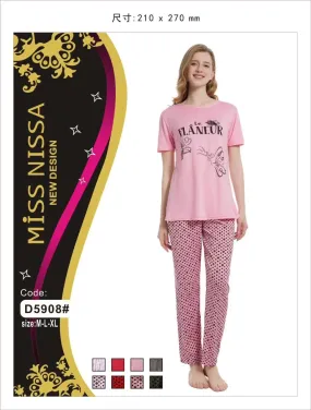 Women's Pajama Set (D-5908)
