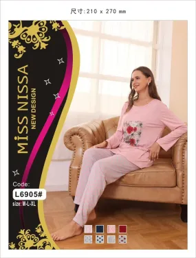 Women's Pajama Set New  Summer (L6905)