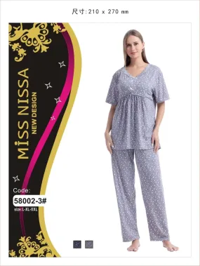 Women's Soft Night Suit (58002-3)